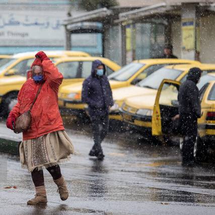 برف و باران در شمال کشور