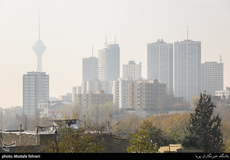 جولان آلودگی هوا در تهران؛ ۱۲ ایستگاه سنجش آلودگی در وضعیت قرمز!