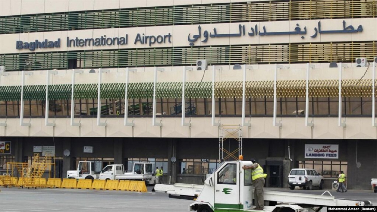 فرودگاه بین‌المللی بغداد هدف حمله راکتی قرار گرفت