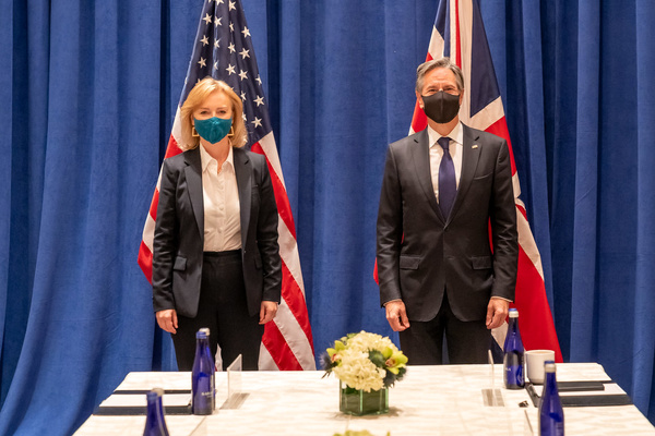 گفت‌وگوی وزرای خارجه آمریکا و انگلیس درباره مذاکرات وین