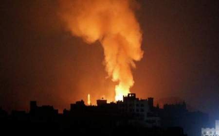 حمله جنگنده‌های ائتلاف سعودی به پایتخت یمن