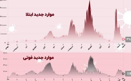 آخرین آمار کرونا طی 24 ساعت گذشته؛ 114 هموطن درگذشتند