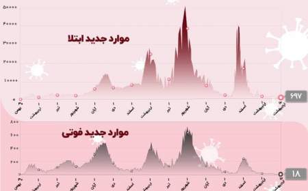 کرونا جان 18 بیمار را گرفت؛ شناسایی 697 مبتلای جدید