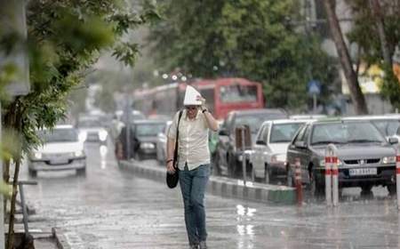 رگبار باران و وزش باد شدید در کشور