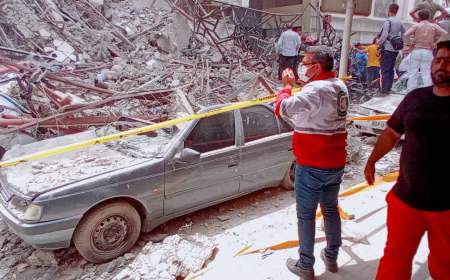 دستور قضایی برای بررسی علت حادثه ریزش ساختمان متروپل آبادان