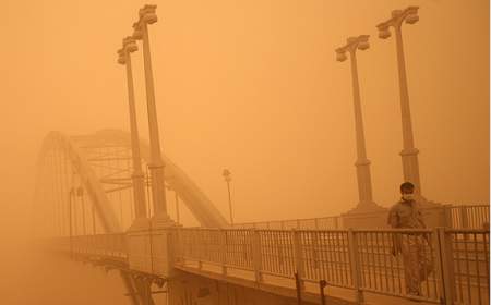 هوای ۱۷ شهر خوزستان در وضعیت "خطرناک"