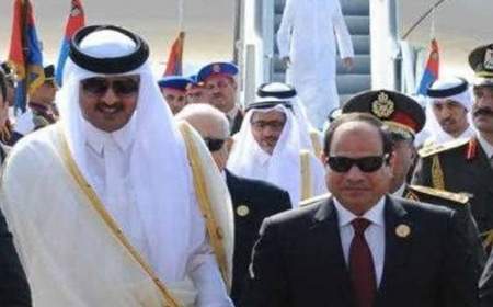 امیر قطر برای اولین بار از زمان محاصره به قاهره سفر می‌کند