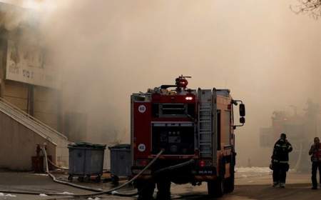 ‌آتش‌سوزی در مجتمع تجاری نگین شیراز