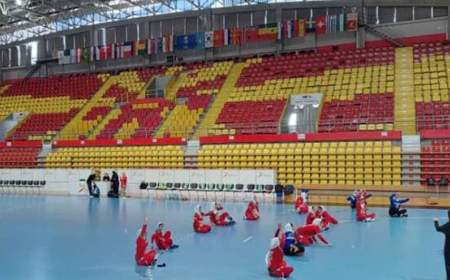 اولین تمرین ملی پوشان در اسکوپیه/ بزرگترین سالن میزبان تیم ایران