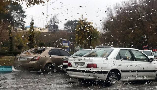 رگبار باران در ۱۳ استان