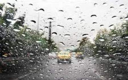 رگبار باران در ۹ استان