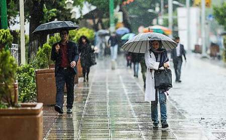 بارندگی و کاهش دما در این استان‌ها