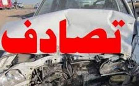 واژگونی نیسان حامل رنگ در بزرگراه آزادگان
