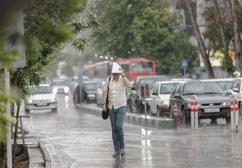 بارش پراکنده در شمال کشور