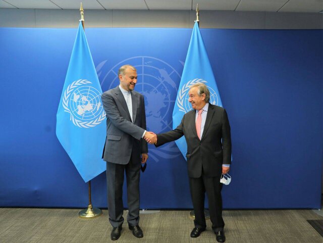امیرعبداللهیان در دیدار با دبیرکل سازمان ملل: معتقدیم توافق دست یافتنی است