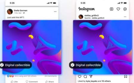 تمام کاربران آمریکایی اینستاگرام و فیس‌بوک اکنون می‌توانند NFTهای خود را ارسال کنند