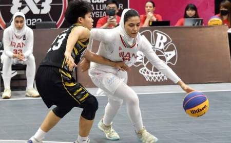 شکست دختران بسکتبال سه نفره ایران در گام اول کاپ آسیا