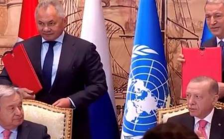 سازمان ملل تعلیق کریدور غلات میان اوکراین و روسیه را تائید کرد