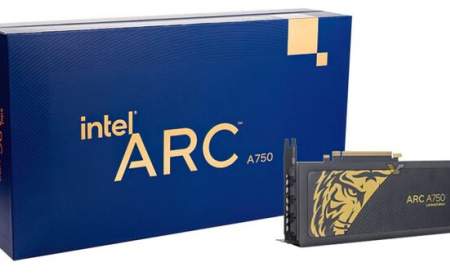 عرضه نسخه طلایی کارت گرافیک Arc A750 اینتل