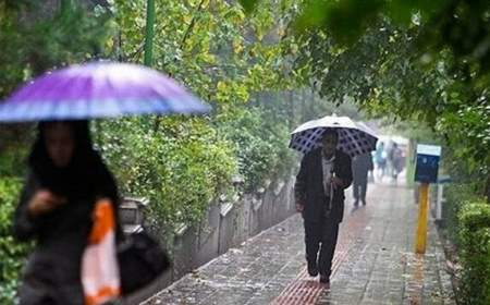 بارش باران در بعضی استان‌ها از امروز؛ تهران بارانی می‌شود