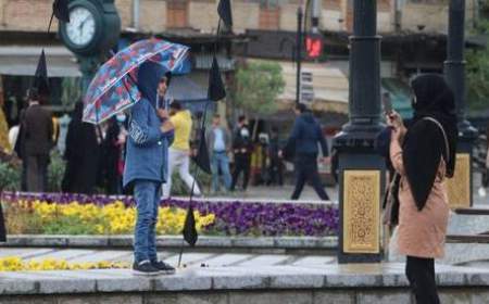 باد و باران در ۱۲ استان