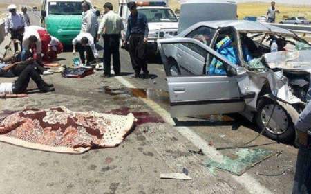پنج نفر در تصادف مرگبار محور ارومیه - تبریز جان باختند