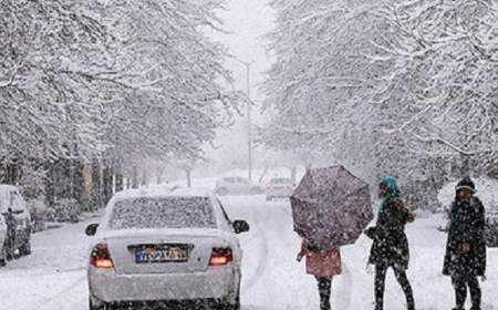 برف و باران در جاده‌های ۹ استان کشور