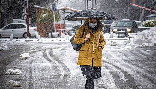 تداوم بارندگی و کاهش دما در کشور