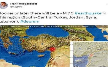 زمین‌شناس هلندی: زلزله بزرگ ترکیه را پیش‌بینی نکردم