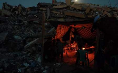 ارتش صهیونیستی اهدافی را در نوار غزه بمباران کرد