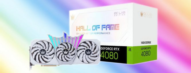 GALAX از کارت گرافیک سفارشی RTX 4080 HOF برای حرفه‌ای‌ها رونمایی کرد