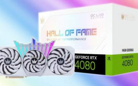 GALAX از کارت گرافیک سفارشی RTX 4080 HOF برای حرفه‌ای‌ها رونمایی کرد