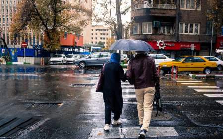 بارش پراکنده باران در ۱۳ استان