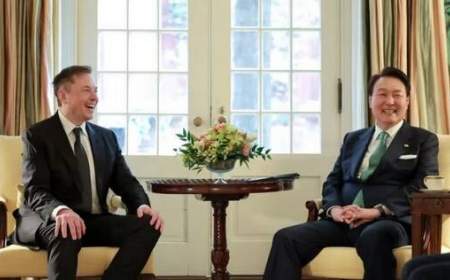 دیدار رئیس‌جمهور کره جنوبی با ایلان ماسک