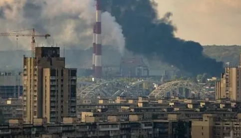 پایتخت اوکراین هدف حملات موشکی قرار گرفت
