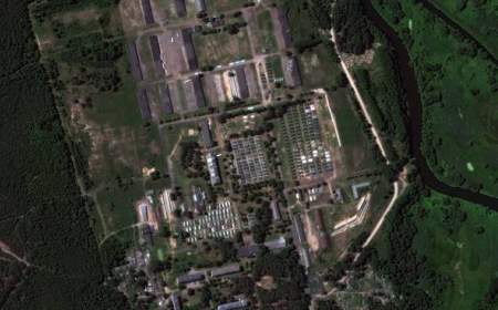 تصاویر ماهواره‌ای از افزایش تحرکات در یک پادگان بلاروس
