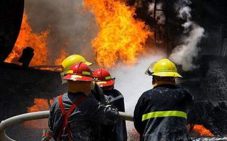 آتش‌سوزی آپارتمان چهار طبقه در شیراز