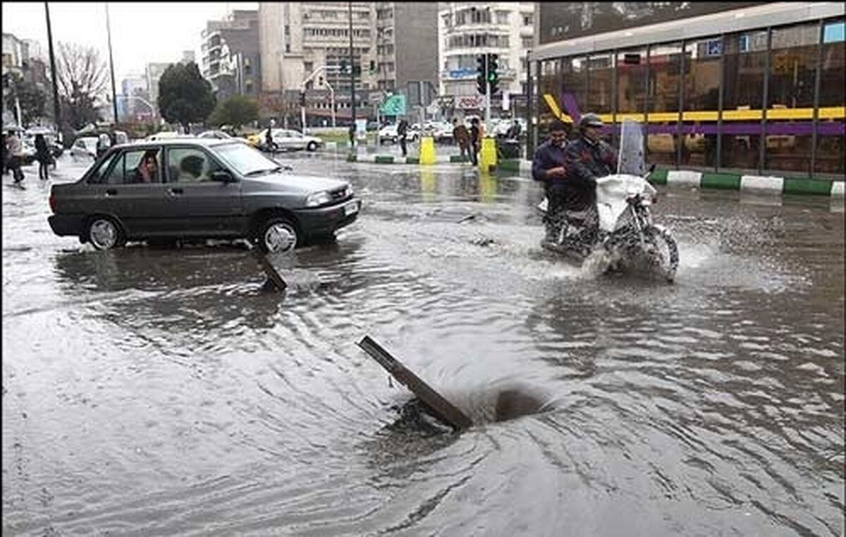 احتمال آبگرفتگی معابر در ۹ استان و باد و خاک در ۶ استان