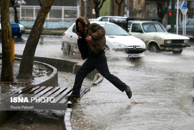 رگبار باران در ۱۴ استان