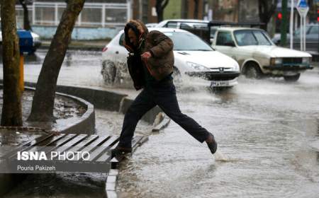 رگبار باران در ۱۴ استان