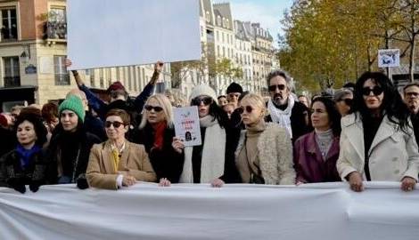 راهپیمایی سکوت پاریسی‌ها برای صلح