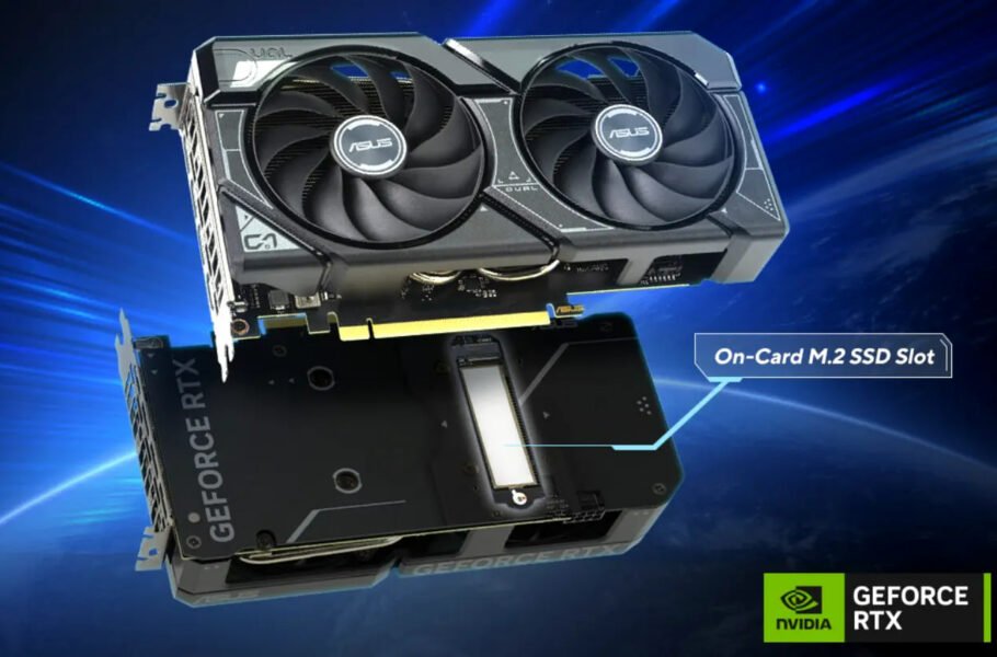 ایسوس کارت گرافیک GeForce RTX 4060 Ti را با اسلات یکپارچه M.2 معرفی کرد