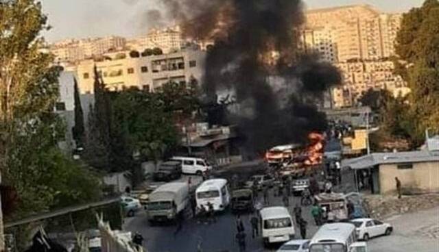 انفجار خودروی بمب‌گذاری شده در حومه حلب