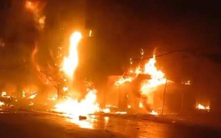آتش سوزی در کراچی پاکستان ۳ کشته برجای گذاشت