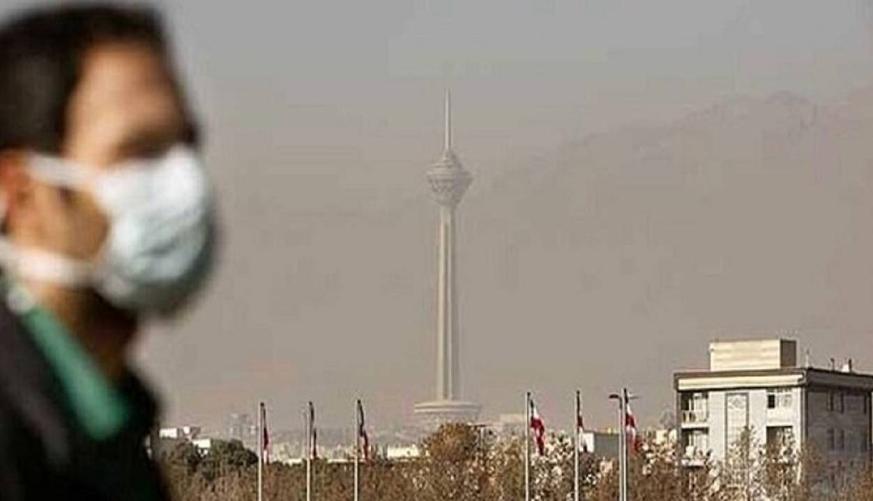 کیفیت هوای تهران در وضعیت ناسالم برای گروه‌های حساس