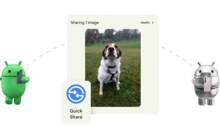 گوگل از سیستم Quick Share اندورید با همکاری سامسونگ رونمایی کرد