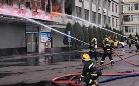 جان باختن ۱۳ دانش‌آموز براثر آتش‌سوزی در چین