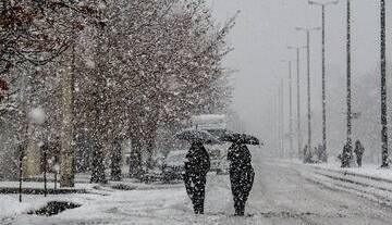 بارش برف و باران در این استان‌ها