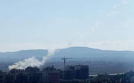 شنیده شدن صدای انفجار در آسمان دمشق