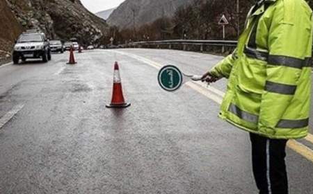 بارش برف و باران در جاده‌های ۸ استان کشور